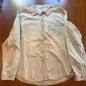 Chambray button down - light denim